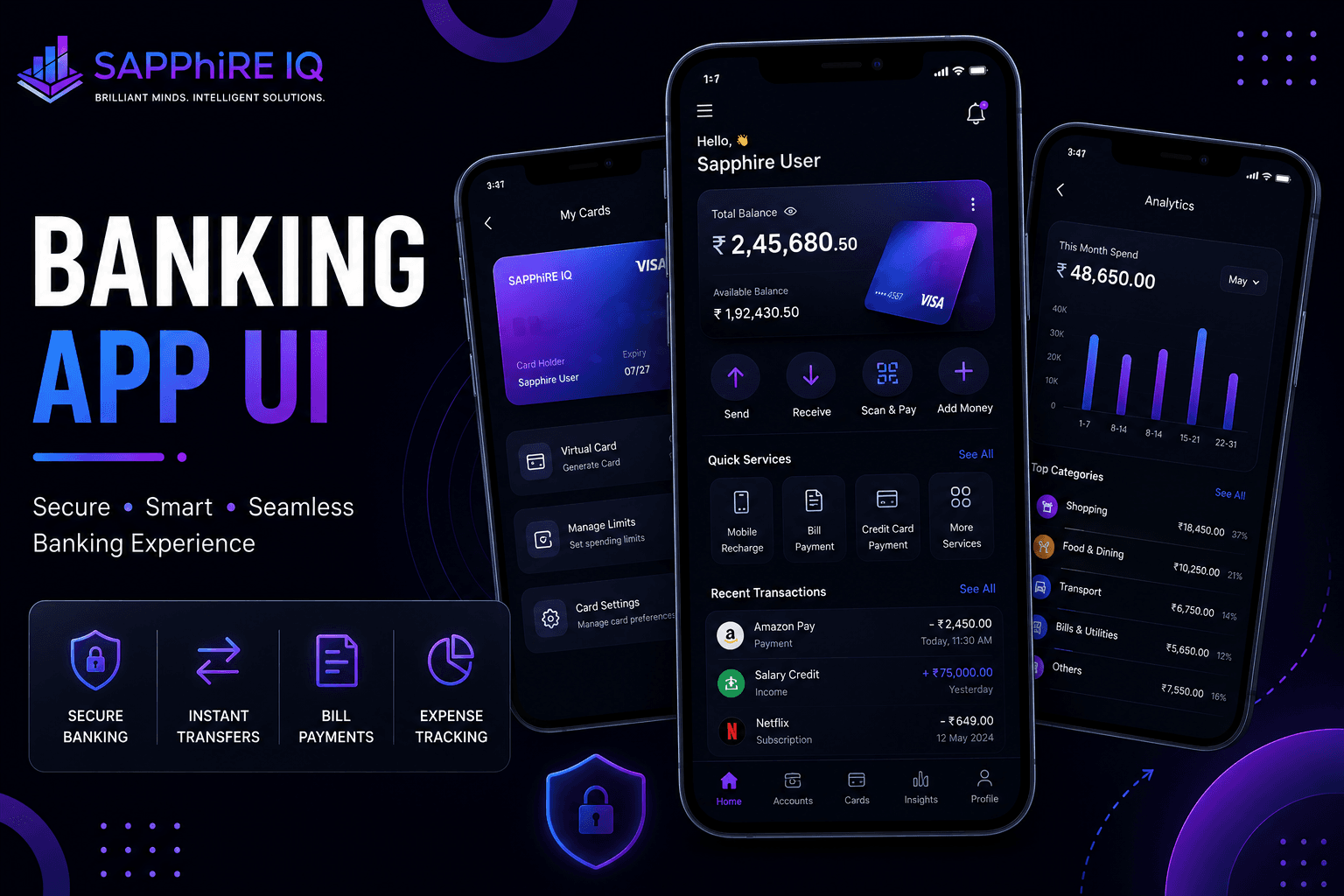 Banking App UI — UI/UX sample project