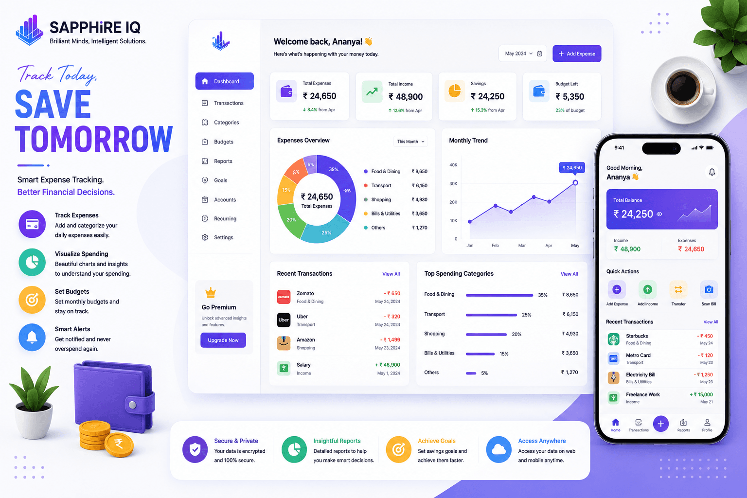 Expense Tracker — Full Stack Development sample project
